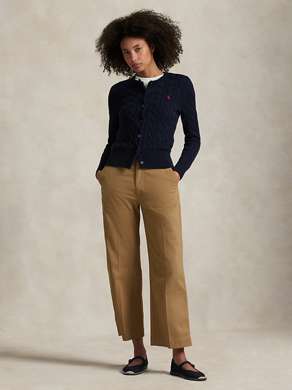 Polo by Ralph Lauren Chino Wide-Leg Pant